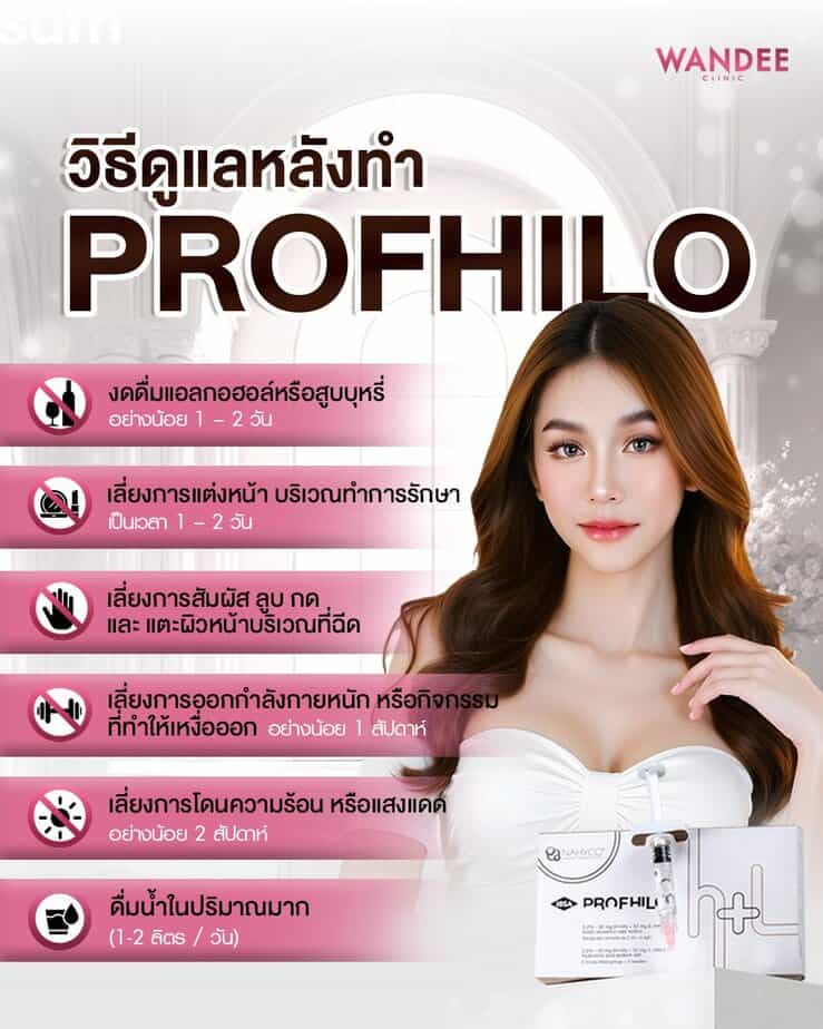 Profhilo หลังทำมีวิธีดูแลอย่างไร